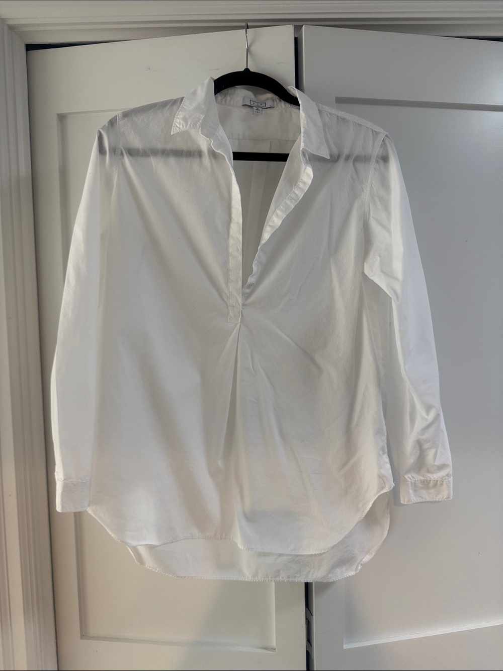 AYR Deep End white Popover Shirt